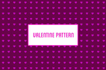 Vector heart pattern. Design of hand drawn hearts for St. Valentine's day.