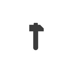 hammer icon. sign design