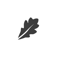 leaf icon. sign design