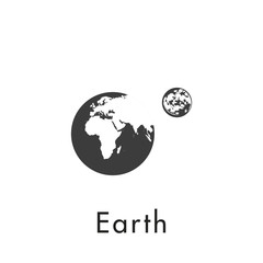 earth icon. sign design