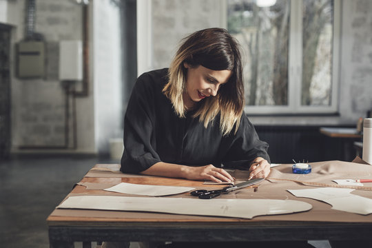 Woman Tailor Mesuring