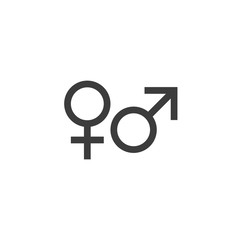 gender icon. sign design