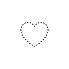 heart icon. sign design