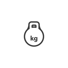 weight icon. sign design