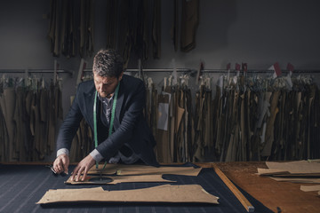 Tailor Working at His Workshop
