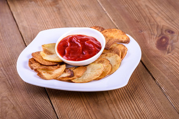 fried potato slices