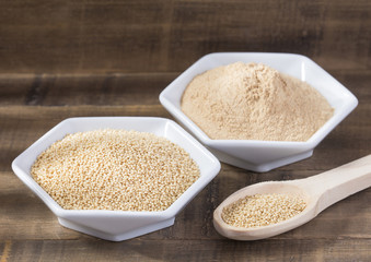 Raw organic amaranth grain and flour - amaranth