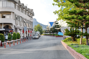 View of road in beautiful city