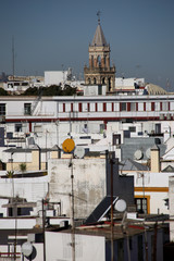 Fototapeta premium Blick über den Stadtteil Santa Cruz