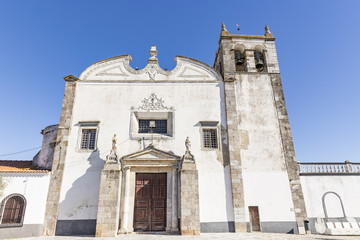 Santa Maria church in Serpa city, Alentejo, District of Beja, Portugal