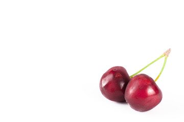 Fresh red cherry