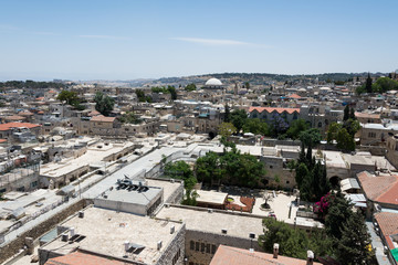 Obraz premium At the Ramparts Walk in Jerusalem