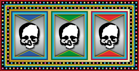 slot machine with skulls