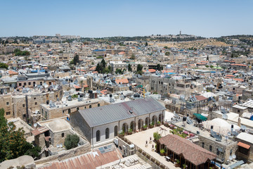 At the Ramparts Walk in Jerusalem