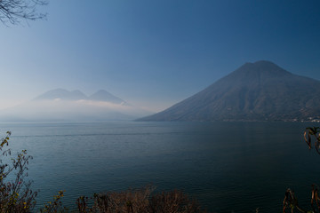 Atitlan lake and San Pedro volcano, Guatemala