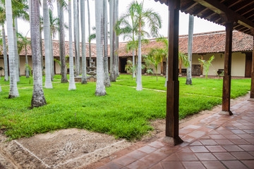 Cloister of San Francisco Monastery in Granada, Nicaragua