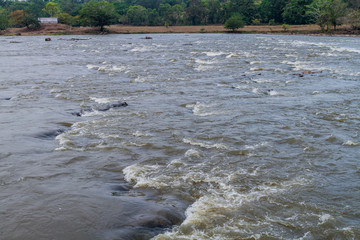 Rapids of San Juan river near Ell Castillo village, Nicaragua
