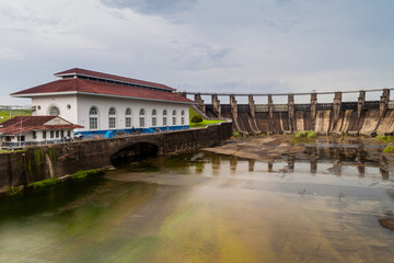 Naklejka premium Gatun dam and power generating station building, Panama