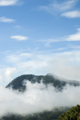 Mountains rural view of Baja Verapaz, Guatemala.