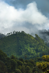 Mountains rural view of Baja Verapaz, Guatemala.