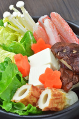 冬の味覚　かに鍋