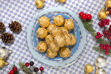 Chocolate candy balls