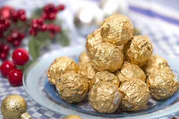 Chocolate candy balls