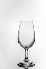 empty wineglass