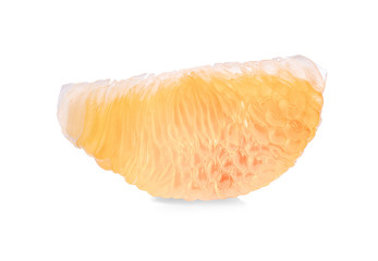 Pomelo (Citrus maxima or Citrus grandis) isolated on white background.