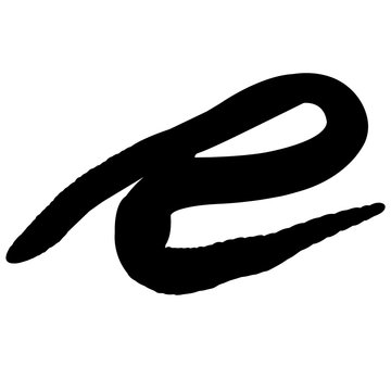 Round worms Silhouette Vector Graphics