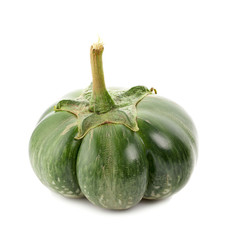 Thai eggplant isolated on white background.