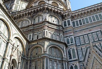 Fototapeta premium Part of the famous church in Italy