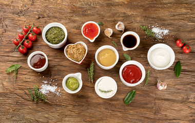 various sauces
