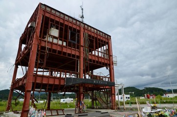 日本 東北 宮城県 気仙沼 Japan Tohoku Miyagi Kesennuma after tsunami