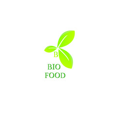 Bio food  Nature Logo
