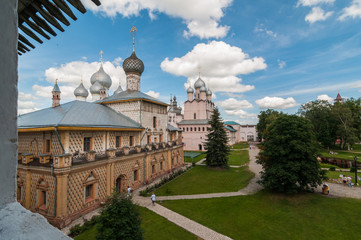 On the territory of the Rostov Kremlin. Rostov. Russia.