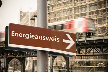 Schild 302 - Energieausweis