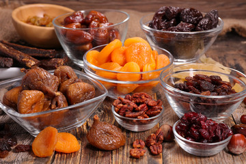 assorted nut and dry fruit