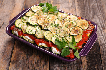 vegetarian gratin with ricotta