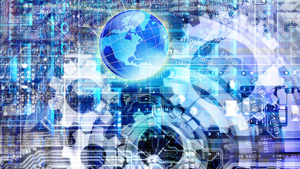 background cyber internet