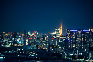 Cityscape view of Tokyo Japan