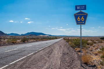Route 66 USA.