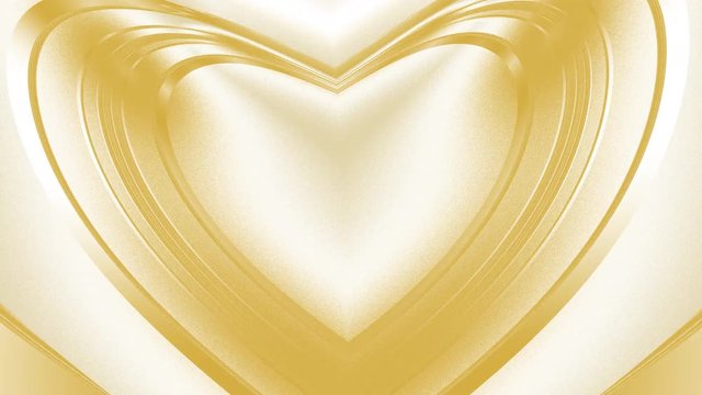 Valentine's heart. Love symbol - beating heart. Seamless loop.