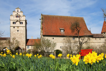 Stadtmühle von Dinkelsbühl, Bayern, Deutschland