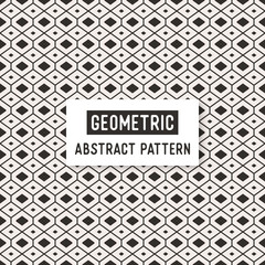 Abstract black and white seamless pattern.