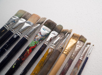 Obraz premium Brushes of the artist