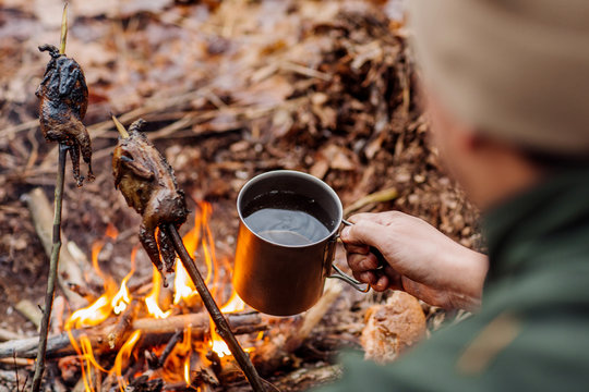 Campfire Coffee Almost Tastes Great - Oregon Photography