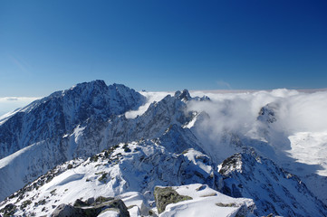 Winter Tatra moutains Gerlach