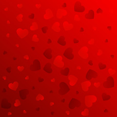 love red background pattern design