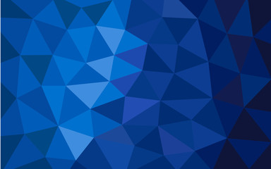 Triangle geometric vector background wallpaper blue